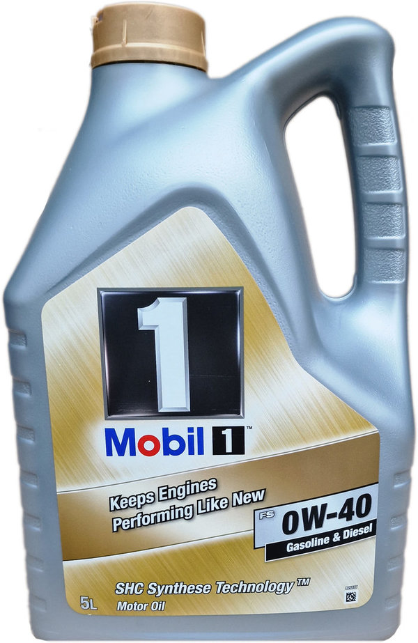 Motor Oil Mobil 0W-40 FS (5 Liters)