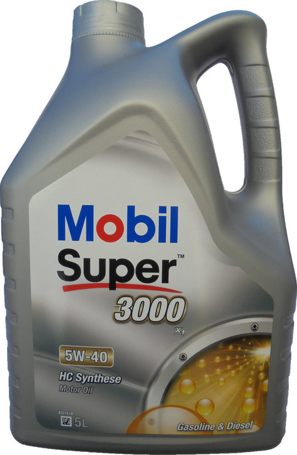 Motoröl Mobil 5W-40 Super 3000 X1 (5 Liter)