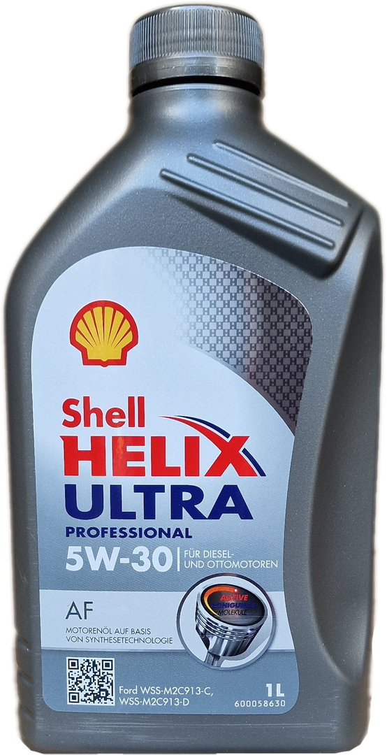 Motoröl Shell 5W-30 Helix Ultra Professional AF - Ford (1 Liter)
