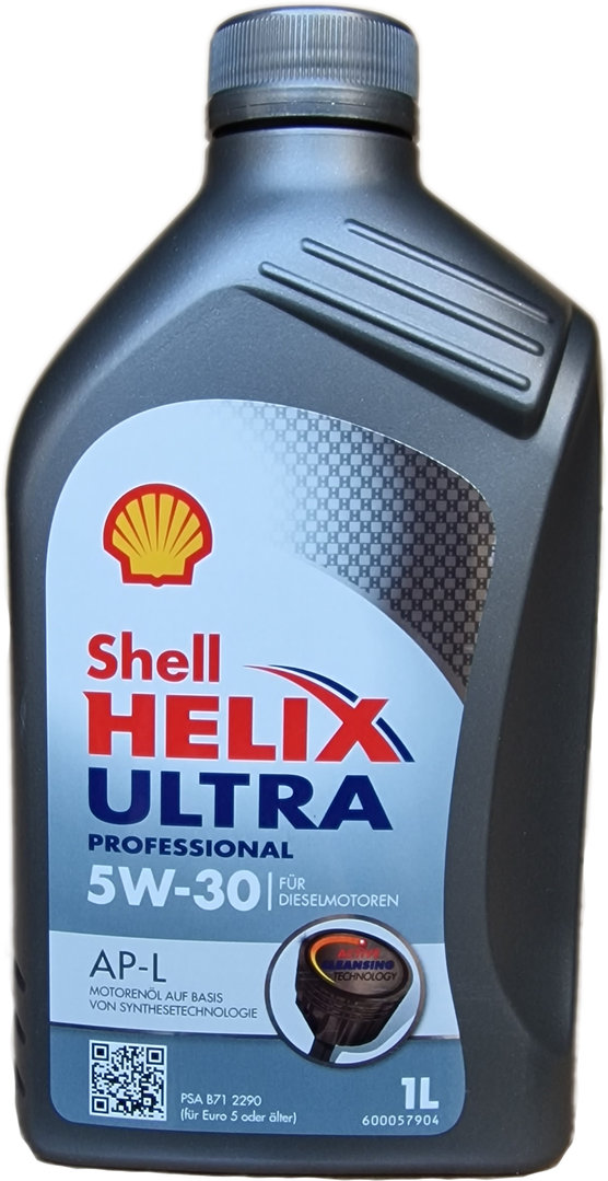 Motoröl Shell 5W-30 Helix Ultra Professional AP-L (1 Liter)