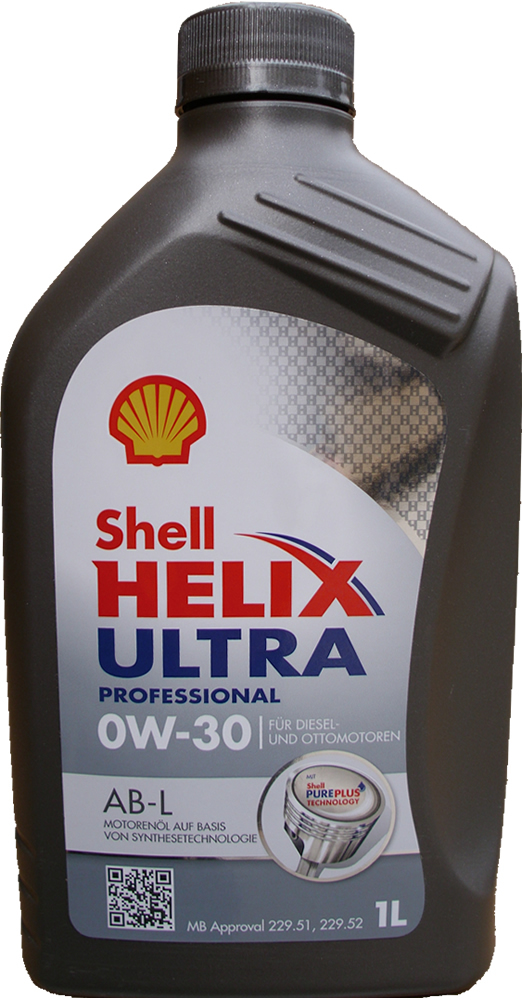 Motoröl Shell 0W-30 Helix Ultra Professional AB-L (1 Liter)