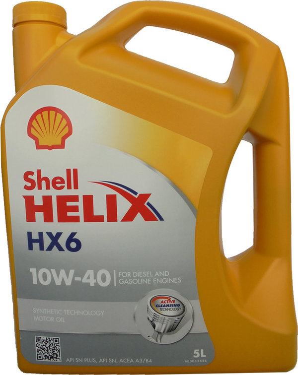 Motoröl Shell 10W-40 Helix HX6 (5 Liter)