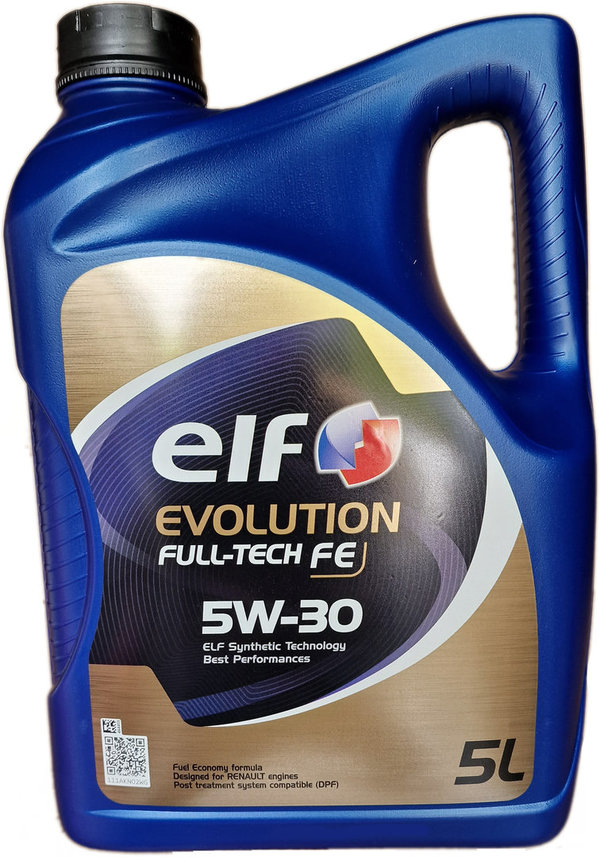 Motor Oil ELF 5W-30 Evolution Full-Tech FE (5 Litres)