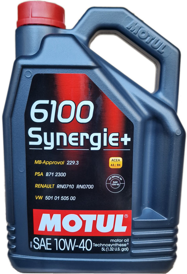 Motoröl Motul 10W-40 6100 Synergie+ (5 Liter)