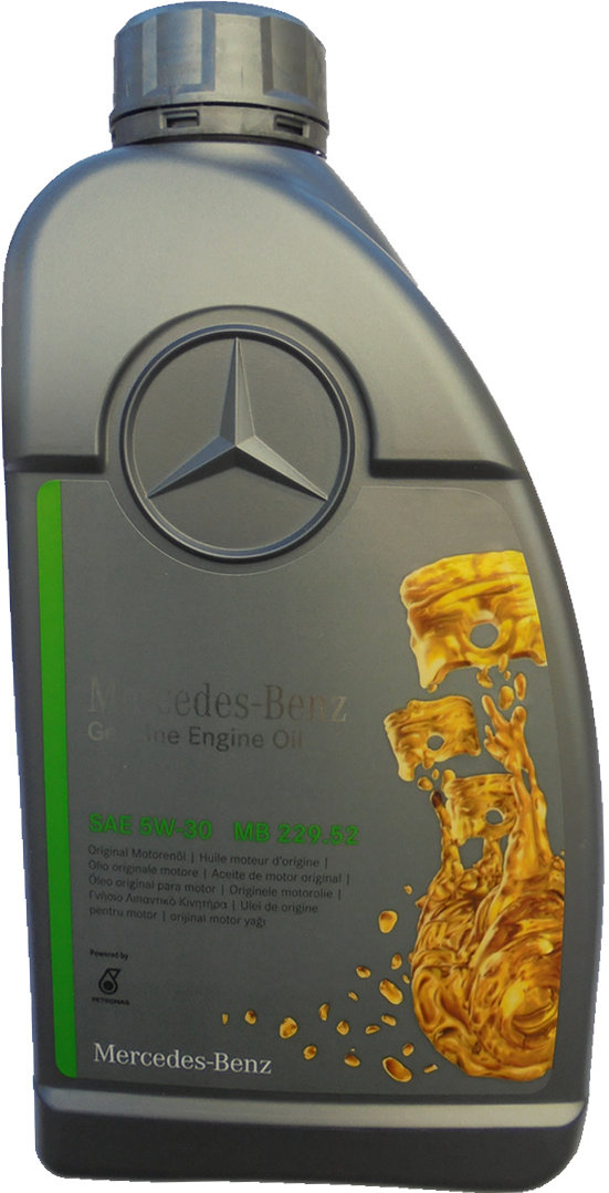 Huile moteur d’origine Mercedes 5W‑30 MB 229.52 (1 Litre)