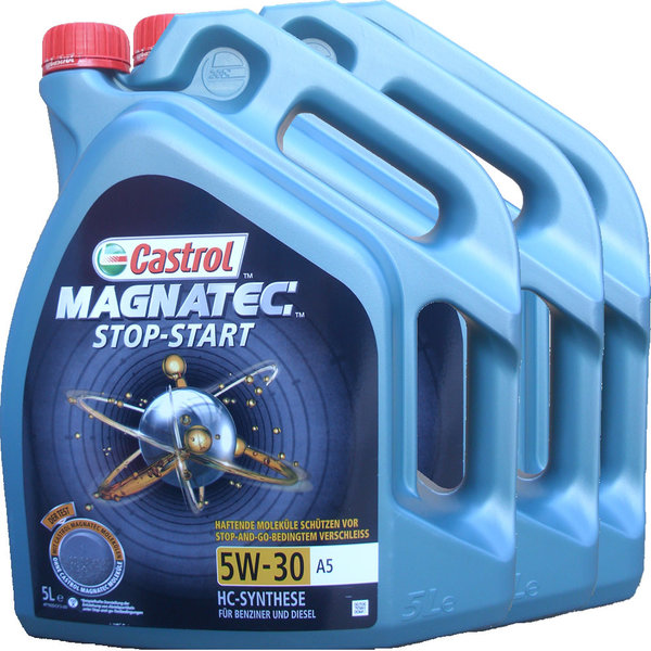 Motoröl Castrol Magnatec STOP-START 5W-30 A5 (3 X 5Liter)