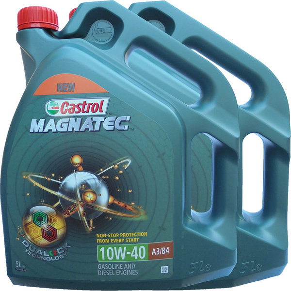 Motoröl Castrol Magnatec 10W-40 A3/B4 (2 X 5 Liter)
