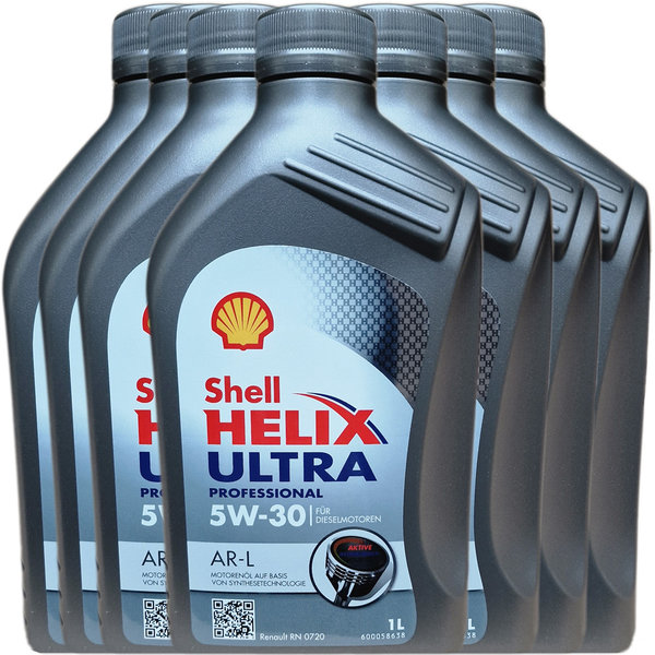 Motoröl Shell 5W-30 Helix Ultra Professional AR-L (7 X 1Liter)