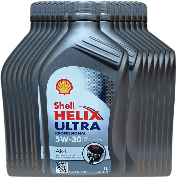 Motoröl Shell 5W-30 Helix Ultra Professional AR-L (15 X 1Liter)