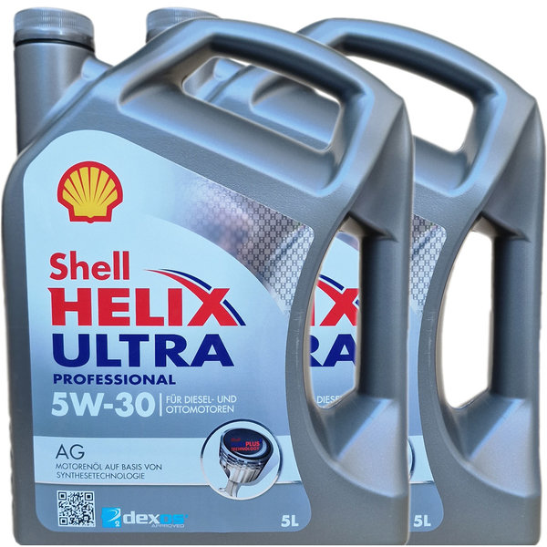 Motoröl Shell 5W-30 Helix Ultra Professional AG (2 X 5Liter)