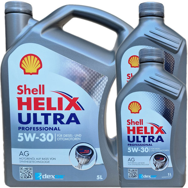 Motoröl Shell 5W-30 Helix Ultra Professional AG (5L + 2L)