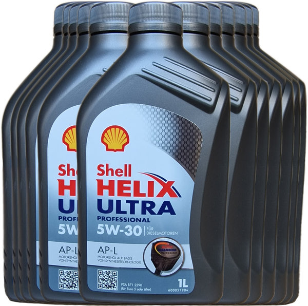 Motoröl Shell 5W-30 Helix Ultra Professional AP-L (12 X 1Liter)