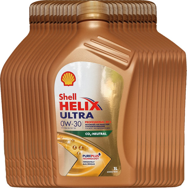 Motoröl Shell 0W-30 Helix Ultra Professional AV-L (24 X 1Liter)