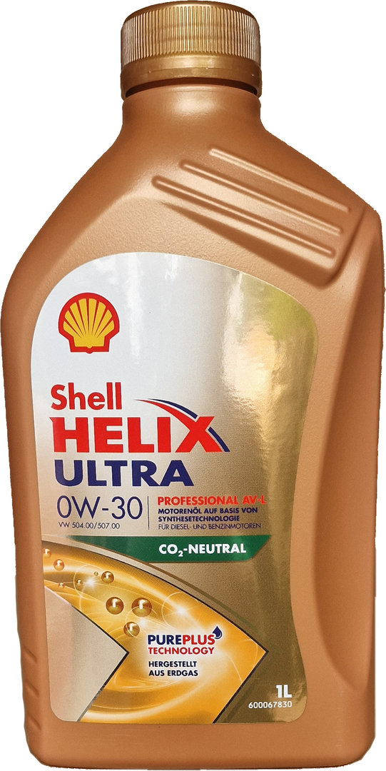Motoröl Shell 0W-30 Helix Ultra Professional AV-L (1 Liter)