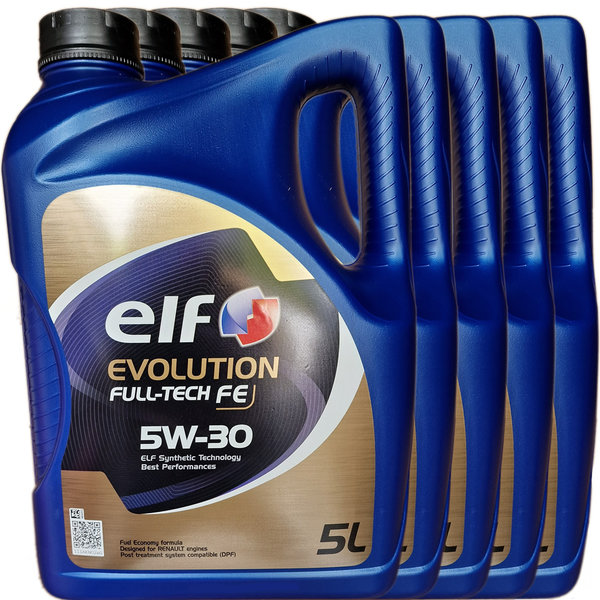 ELF 5W-30 Evolution Full-Tech FE, 25 Litres