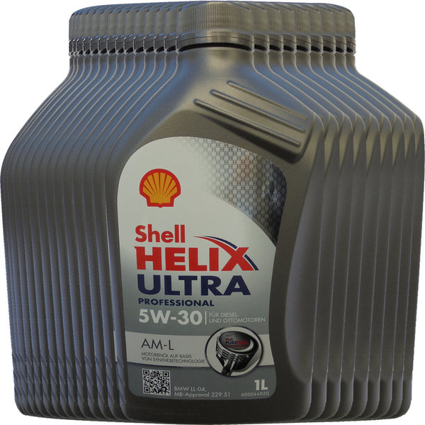 Motoröl Shell 5W-30 HELIX ULTRA PROFESSIONAL AM-L (24 X 1Liter)