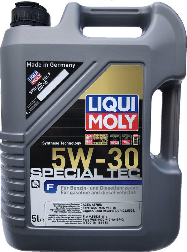 Motoröl Liqui Moly 5W-30 Special Tec F (5 Liter)