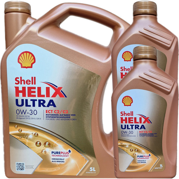 Motoröl Shell 0W-30 Helix Ultra ECT C2/C3 (5L+2L)