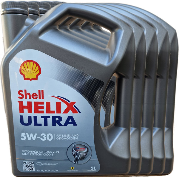 Motoröl Shell 5W-30 Helix Ultra (5X5L)