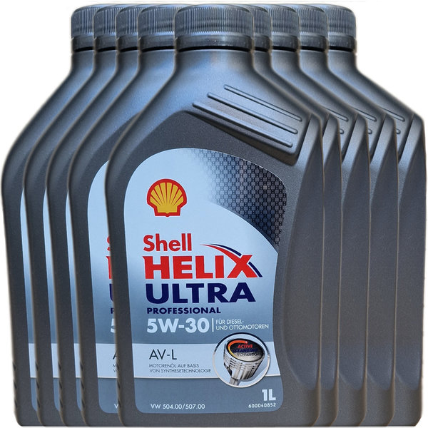 Motoröl Shell 5W-30 Helix Ultra Professional AV-L (9X1L)